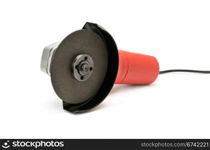 angle-grinder isolated on a white