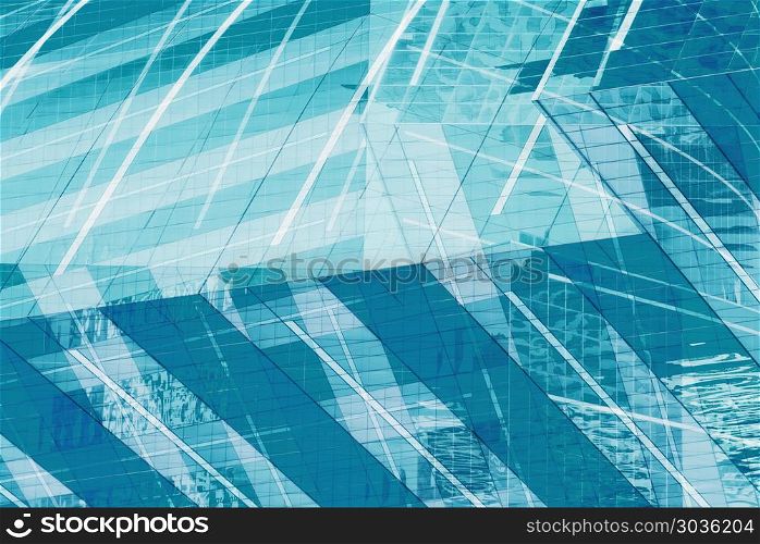 Angle view of texture background of contemporary glass facade of. Angle view of texture background of contemporary glass facade of architecture building skyscrapers with the light reflect of sky and cloud.