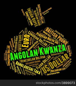 Angolan Kwanza Representing Foreign Exchange And Coin