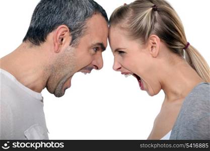 angry couple