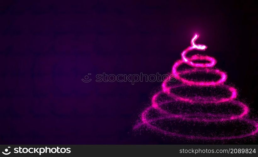 Animated Festive Christmas background with tree. Just add your Christmas title, wishes or logo Animated Festive Christmas background with tree. Just add your Christmas title, wishes or logo. Christmas particle tree