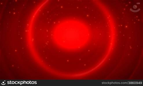 Animierter,roter Hintergrund mit Sterneneffekt.
