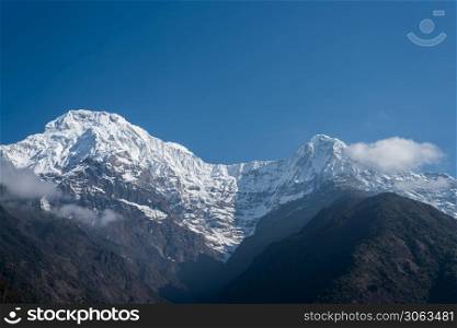 Annapurna mountain peak