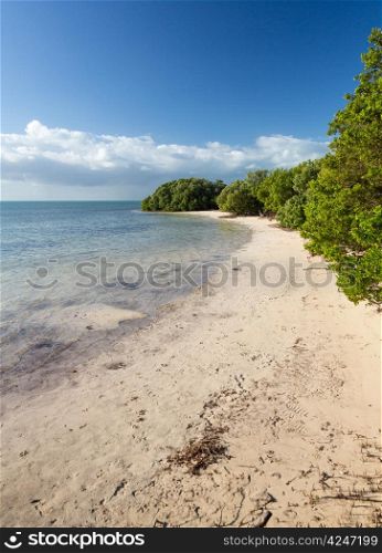 Anne&rsquo;s Beach by roadside in Florida Keys by Route 1 Overseas Highway