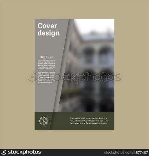 Annual report brochure vector design template vector, Leaflet cover presentation abstract flat background.