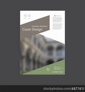 Annual report brochure vector design template vector, Leaflet cover presentation abstract flat background.