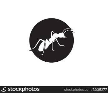 Ant Logo template vector illustration design. Ant Logo template vector illustration