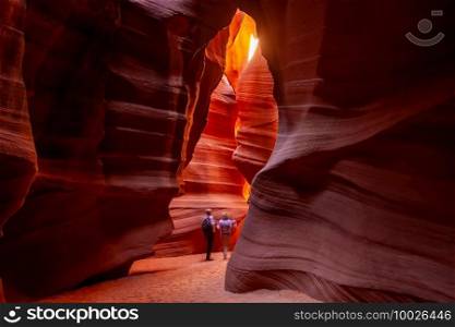 Antelope Canyon landscape in Page Arizona, USA