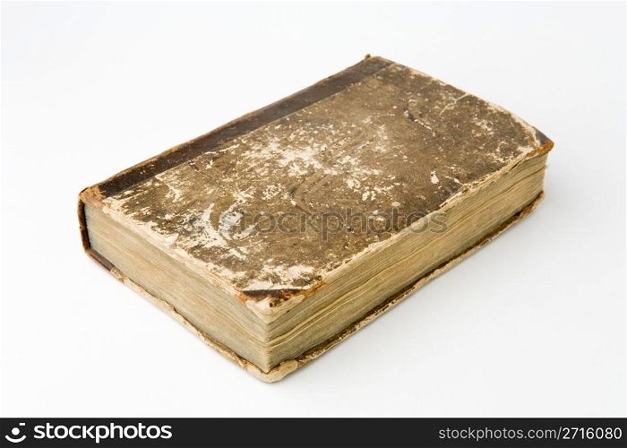 Antique book on a white background