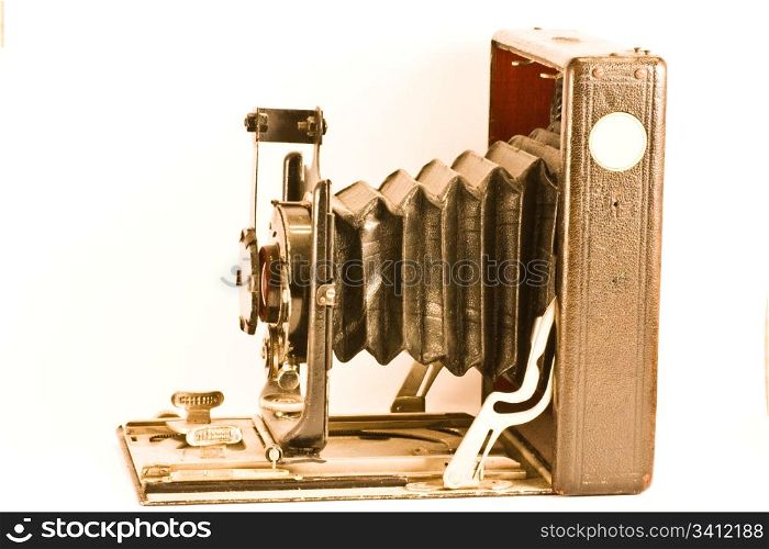 Antique camera, aged 1900, from Germany, currently in an Italian collection