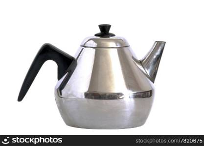 Antique Coffee Kettle Isolated on White