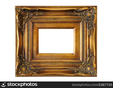 Antique frame. Isolated