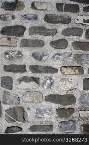 Antique grunge old gray stone wall masonry architecture texture