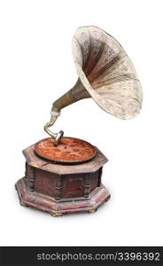 antique old gramophone