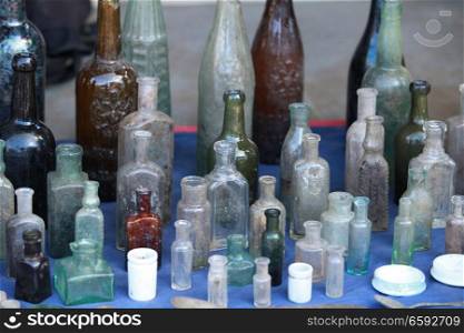 antique wine bottles