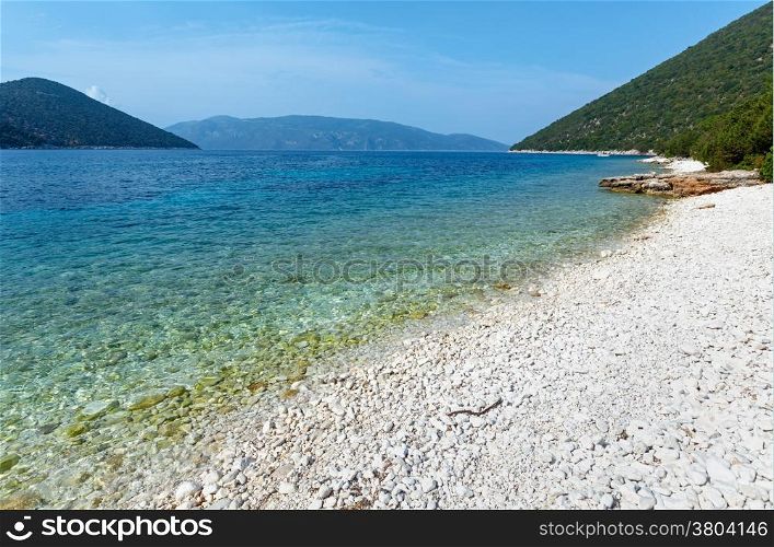 Antisamos beach. Summer view (Greece, Kefalonia).