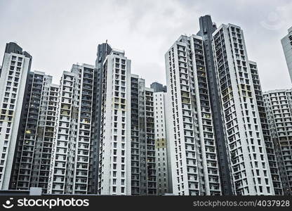 Apartment blocks, Hong Kong, China