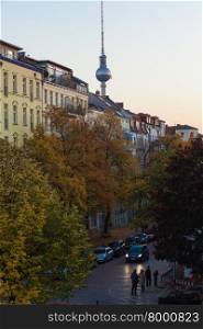 Apartments in Berlin&rsquo;s Prenzlauer Berg neighborhood with Fernsehturm