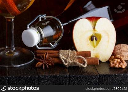 Apple cider close-up