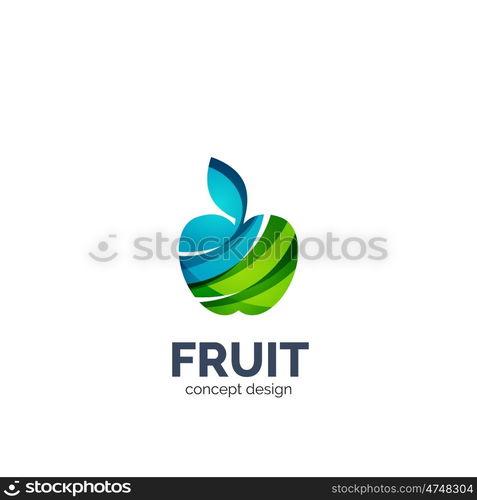 apple fruit icon. apple fruit business icon design