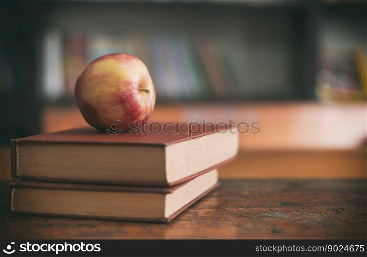 apple gift teacher book classroom