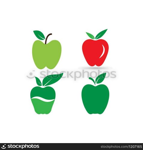 apple logo vector ilustration template