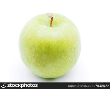 apple on a white background