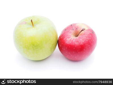 apple on a white background