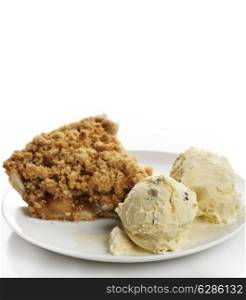 Apple Pie And Vanilla Ice Cream