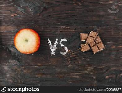 apple vs chocolate