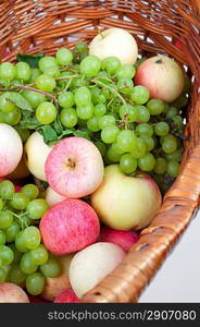 apples and grapes