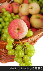 apples and grapes