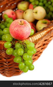 apples and grapes