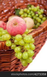 apples and grapes