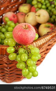 apples and grapes