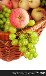 apples and grapes