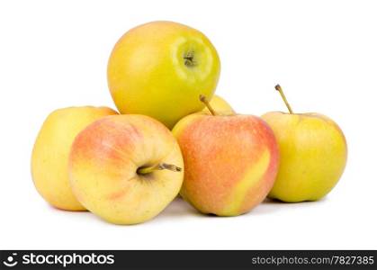 Apples isolated on white