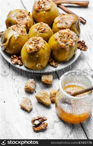 apples stuffed with honey