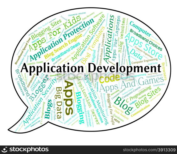 Application Development Representing Applications Text And Progress