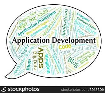 Application Development Representing Applications Text And Progress