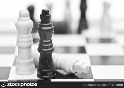 Application of chess strategy and tactics into business field concept