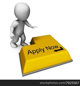 Apply Now Key Meaning Job Vacancy And Recruitment