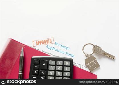 approved mortgage house key
