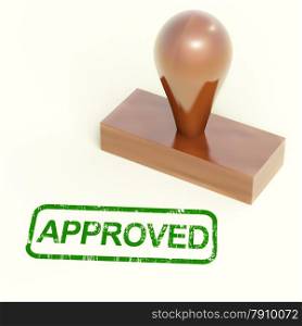 Approved Rubber Stamp Shows Quality Excellent Products. Approved Rubber Stamp Shows Quality Excellent Product