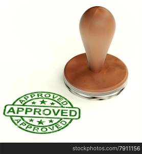 Approved Stamp Shows Quality Excellent Products. Approved Stamp Shows Quality Excellent Product