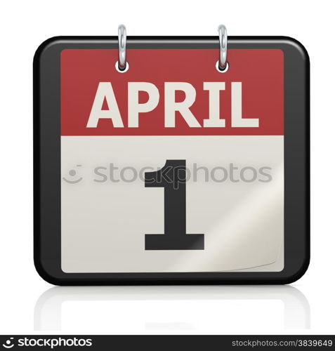 April 1, April Fools Day calendar
