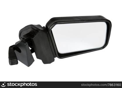 ?ar mirror isolated on white with clipping path