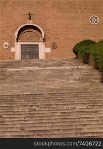 Ara Coeli Stairs in Rome Italy