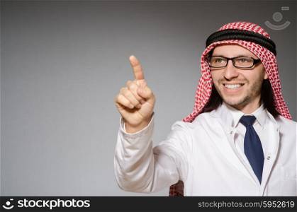 Arab doctor in diversity concept