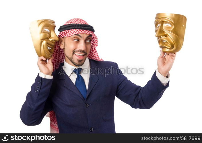 Arab man hypocrisy concept